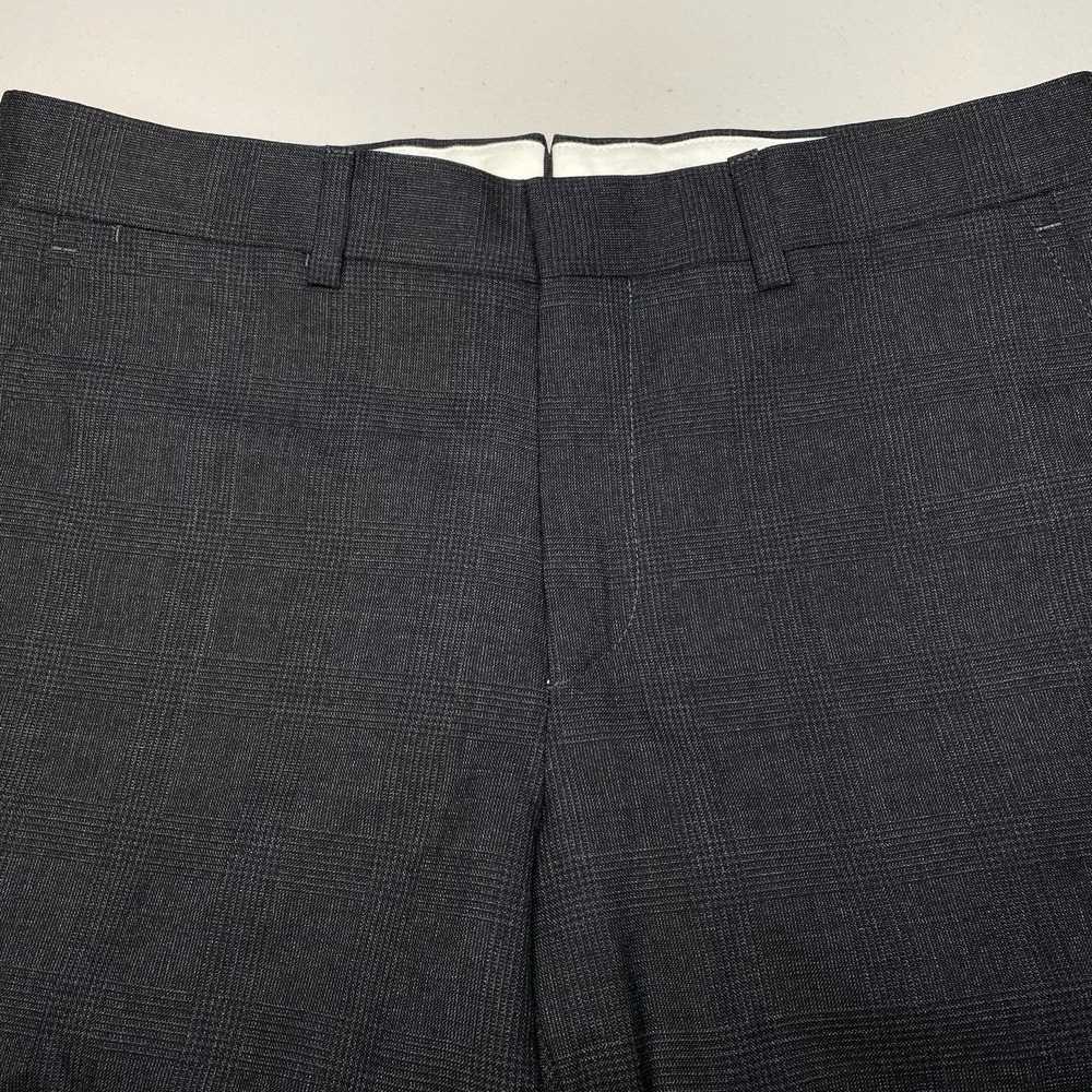 NWOT Polo Ralph Lauren Mens 38R (31x37 Unhemmed) Flat Front Tapered Glen Plaid